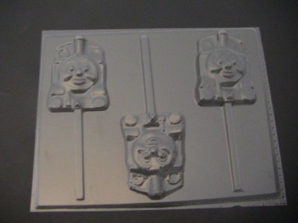 333sp Tom Train Engine Chocolate or Hard Candy Lollipop Mold 333sp Tom Train Engine Chocolate or Hard Candy Lollipop Mold